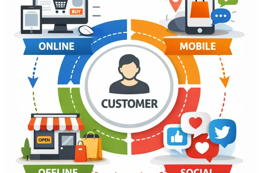 Omnichannel (Çok Kanallı) Pazarlama Rehberi: Müşteri Deneyimini Kusursuz Bir Bütün Haline Getirin