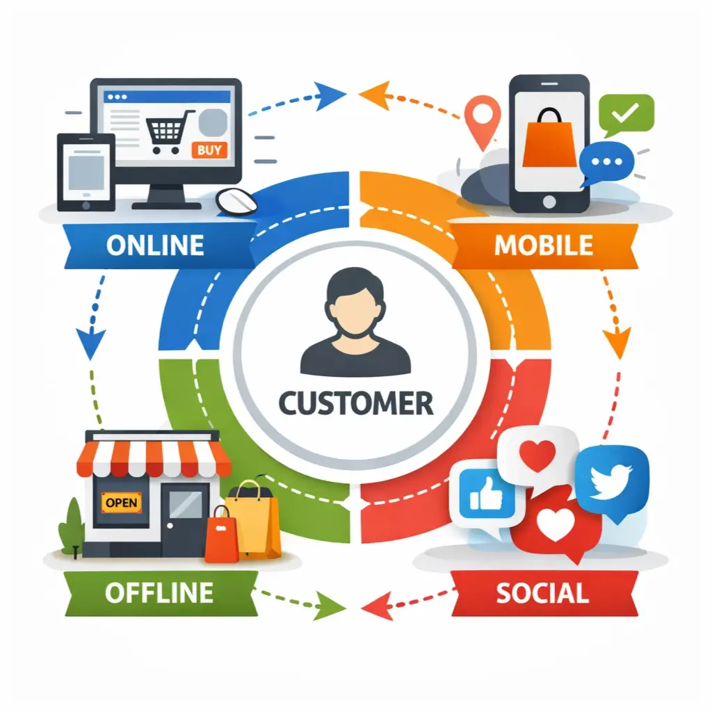 Omnichannel (Çok Kanallı) Pazarlama Rehberi: Müşteri Deneyimini Kusursuz Bir Bütün Haline Getirin