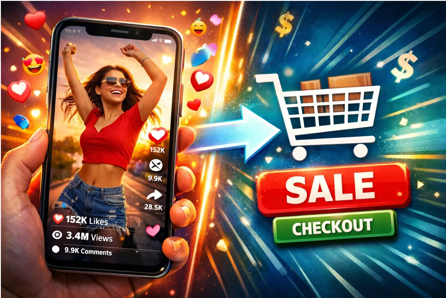 Video Pazarlamada Dönüşüm Odaklı Stratejiler: Kısa Videoları (Reels/TikTok) Nasıl Gerçek Satışa Dönüştürürüz?